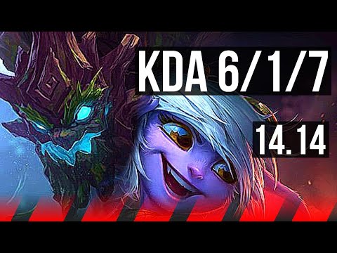 MAOKAI vs TRISTANA (TOP) | 6/1/7 | EUW Master | 14.14