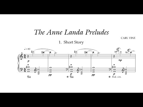 Carl Vine - The Anne Landa Preludes (Harvey)