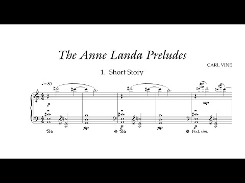 Carl Vine - The Anne Landa Preludes (Harvey)