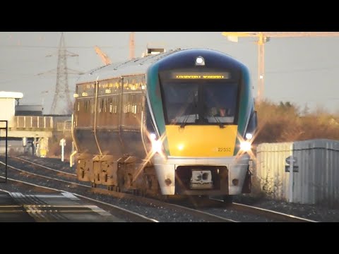 Irish Rail 22000 Class Intercity Train 22352 - Clondalkin & Fonthill Station, Dublin