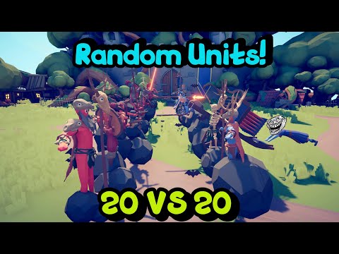 ShapeShifters 1VS1 To 20VS20 [RANDOM UNITS!] [Tournament!]  TABS - Totally Accurate Battle Simulator