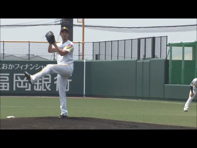 【ファーム】頼れる右腕が戻ってきた!! H岩嵜が約10ヵ月ぶりの実戦復帰!!  2019/7/7 H-C(ファーム)