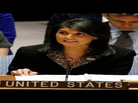 BREAKING USA vetoes UN call for withdrawal of Trump Jerusalem Israel Capital December 18 2017 Video