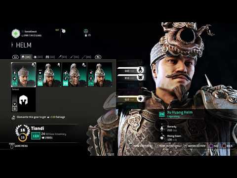 For Honor | My Tiandi Perks & Gear Showcase (Breach Attack)