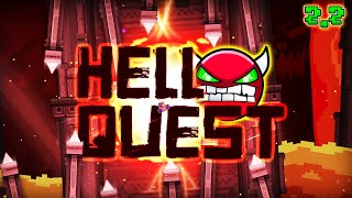 Geometry Dash 2.2 - Hell Quest 100% GAMEPLAY Online (PlexifyGD) DEMON