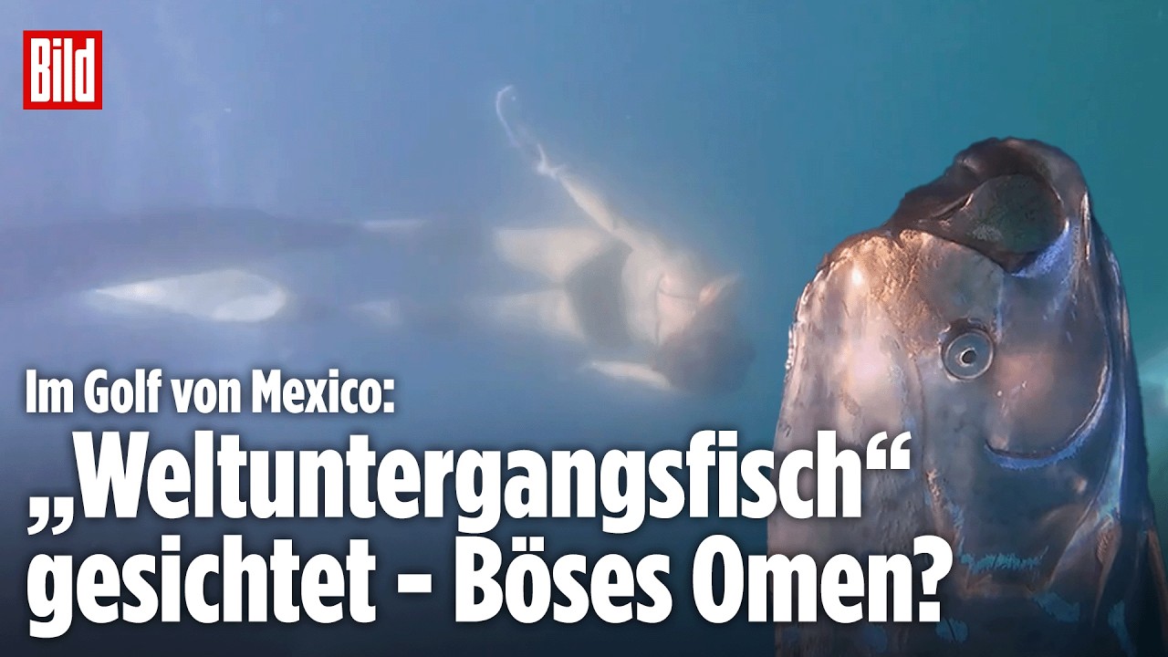 Unglaublicher Fund: Weltuntergangsfisch überrascht Taucherin im Golf von Mexico