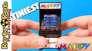 🕹️ Worlds Smallest Tiny Arcade MAPPY Unboxing and Gameplay 🕹️