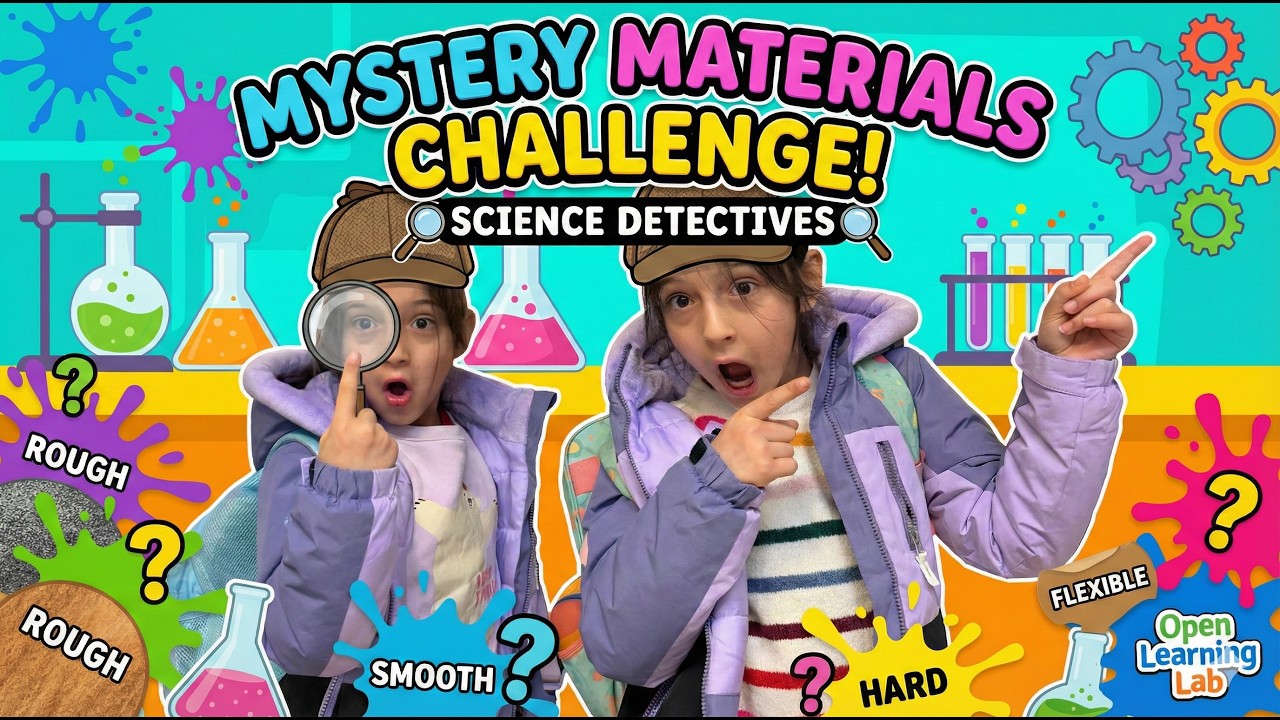 Mystery Materials Challenge! 🕵️‍♀️🔍 Science Detectives Learn Properties of Matter (Fun for Kids 6–9)