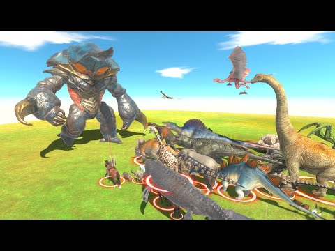エイリアン vs すべての生き物！新キャラがありえない強さだった【 Animal Revolt Battle Simulator 】