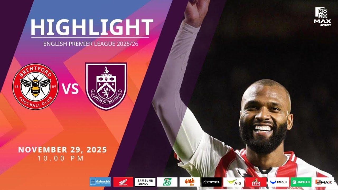 [Highlight] PremierLeague : เบรนท์ฟอร์ด vs เบิร์นลีย์ (29-11-68)