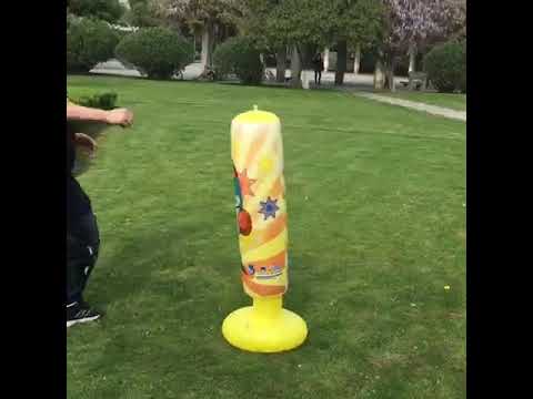 ~子甄彣璟~促銷中-拳擊不倒翁買就送充氣筒 回彈力強 充氣沙袋 沙包 出氣筒 發洩 泄憤玩具 拳擊 散打  健身運動