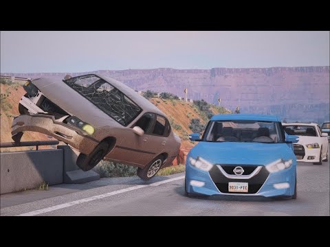 Tesla driver got into a terrible accident! - BeamNG DRIVE | BeamNG accidents
