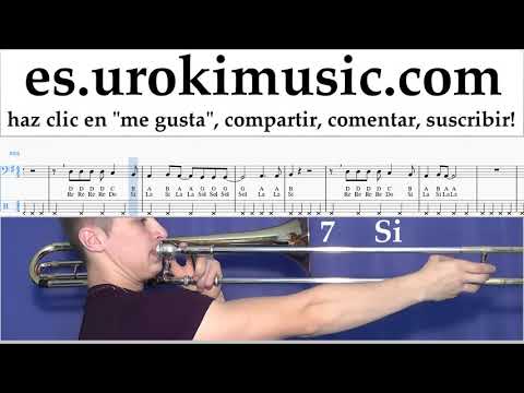 Tutorial de Trombón Lady Gaga, Bradley Cooper - Shallow Clases Notas um-i927