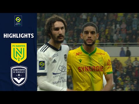 FC NANTES - FC GIRONDINS DE BORDEAUX (5 - 3) - Highlights - (FCN - GdB) / 2021-2022