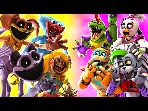 [SFM FNaF] Poppy Playtime Chapter 3 vs FNAF Security Breach