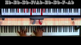 I Will Bless The Lord (rev) - Byron Cage Easy Gospel Keyboard Tutorial