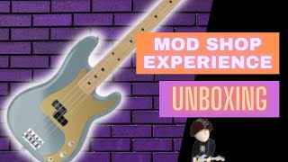 Video thumbnail for FENDER MOD SHOP EXPERIENCE AND UNBOXING by Cory Plays Bass