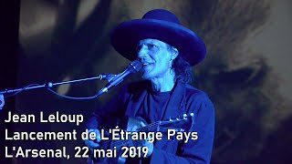 Jean Leloup - Lancement de L&#39;Étrange Pays @ L&#39;Arsenal (Montréal), 2019-05-22