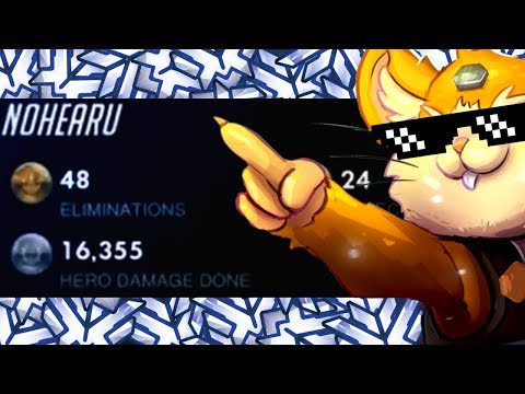 YEATLE #1 HAMMOND IN THE WORLD! 48 ELIMS! [ OVERWATCH SEASON 16 TOP 500 ]