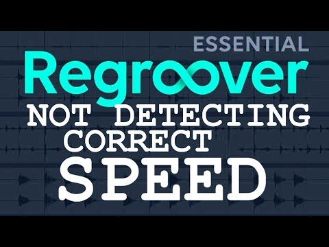 How to detect tempo correctly with REGROOVE