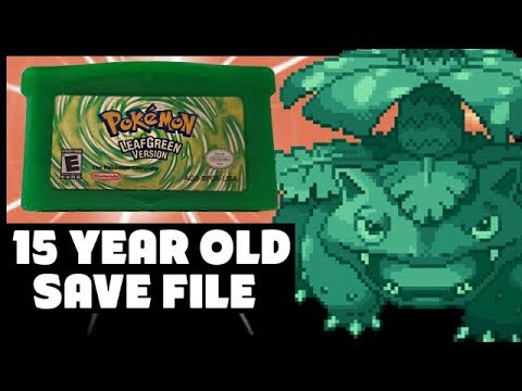Exploring my 15 YEAR OLD Pokemon LeafGreen Save File! - PokeTips