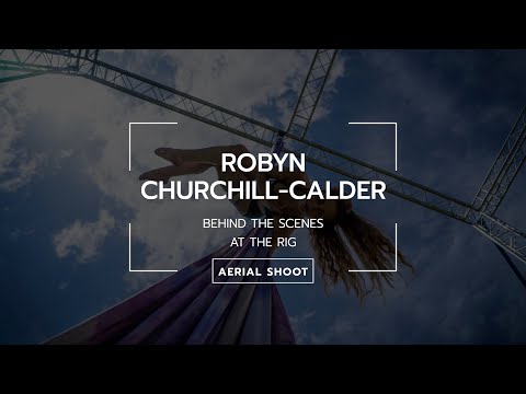 Robyn Churchill Calder - Aerial Photoshoot at the Rig