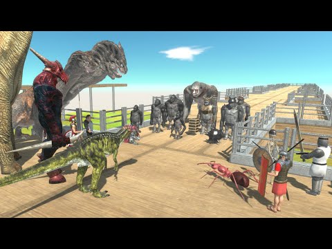 Mutant Primates Team vs Teams from all units - Animal Revolt Battle Simulator