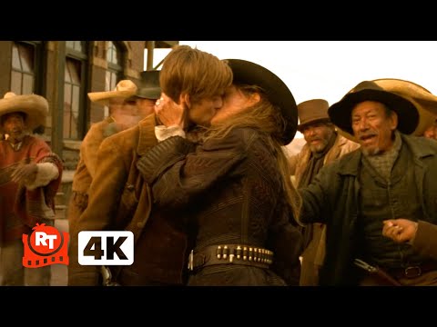 The Quick and the Dead (1995) 4K - Sharon Stone Kisses Leonardo DiCaprio | Movieclips