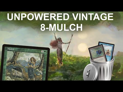 NO POWER, STILL POWERFUL. Vintage Unpowered 8-Mulch. Turbo Depths Marit Lage Wasteland Prison MTG EW