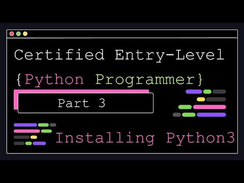 Python Tutorial Part 3 How To Install Python