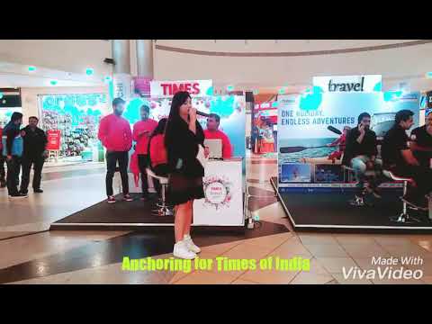 Aleena Anchoring for Times of India