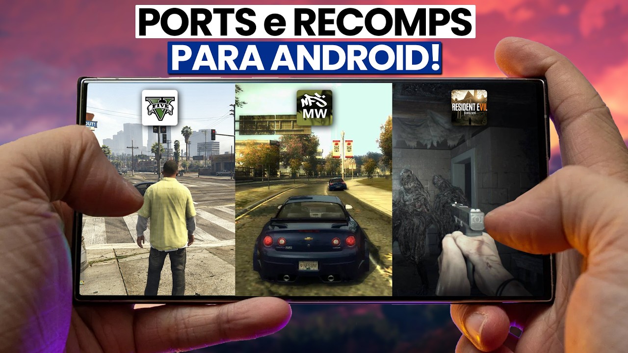 SAIU NOVOS JOGOS de PC e CONSOLES [PORTS e RECOMPS] para Android