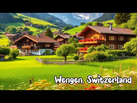 Wengen, Schweiz 4K – Die schönsten Schweizer Dörfer – Ein Märchendorf in den Alpen