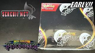 EARLY Pitch Black Booster Box Pokémon TCG Opening