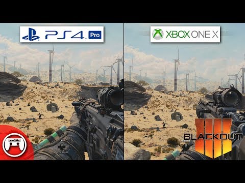 Black Ops 4 Blackout PS4 Pro vs. Xbox One X Graphics Comparison