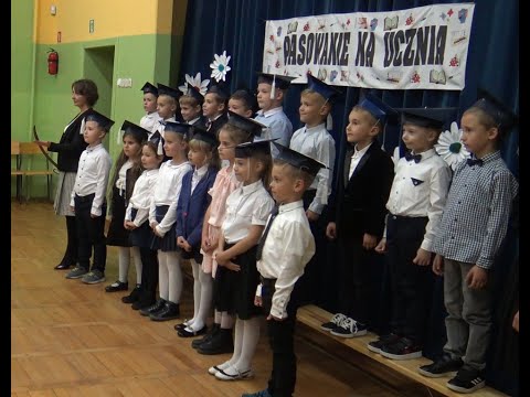 Pasowanie na ucznia w SP w Rydzynie
