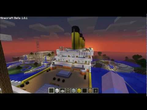 comment construire le titanic dans minecraft