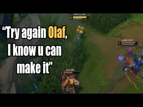 Teemo the Bully "try again olaf": Teemo vs Olaf [Full Match]