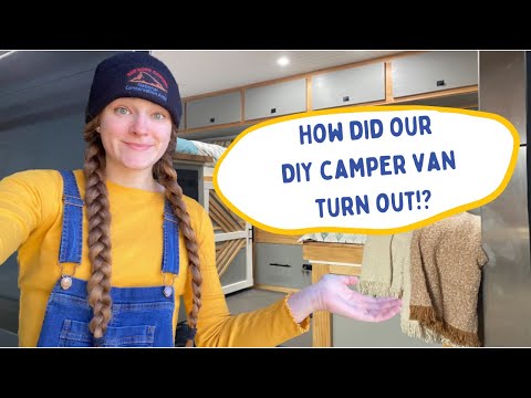 FINISHING OUR DIY VAN BUILD + FULL VAN REVEAL! (Sprinter Van Conversion Series - Episode 5)