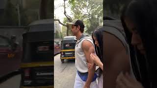 Hrithik Roshan with Saba Azad spotted At Bandra  M