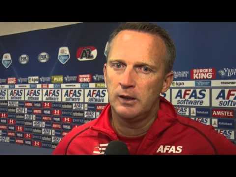 Van den Brom blikt vooruit op AZ - Astra Giurgiu