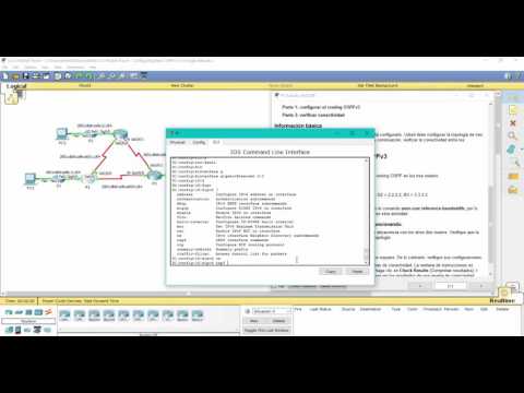 8.3.3.5 Packet Tracer - Configuring Basic OSPFv3 in a Single Area