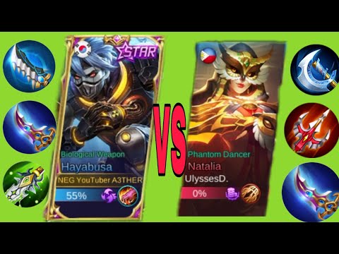 A3THER HAYABUSA VS SUPER AGGRESSIVE NATALIA | HAYABUSA GAMEPLAY