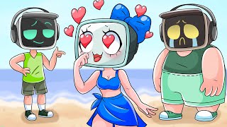 Tv Woman Beach Games with a Tv Man | Skibidi Toilet 54 (new episodes) | Skibidi Toilet Animation