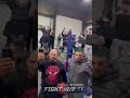 LEON EDWARDS GYM GOES MENTAL MONENT HE BEATS USMAN TO RETAIN TITLE!