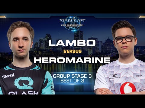 Lambo vs HeRoMaRinE ZvT - Group Stage #3 - WCS Fall 2019