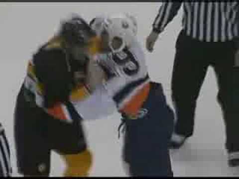 Hal Gill vs. Eric Godard