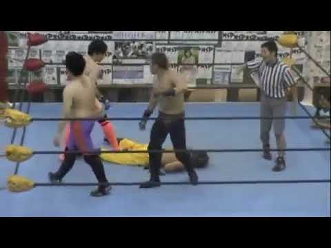 University students in pro wrestling match, edited
