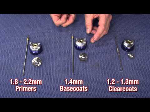 Simple Tips For Painting A Car - HVLP Paint Gun Needle & Nozzles Explained - Eastwood