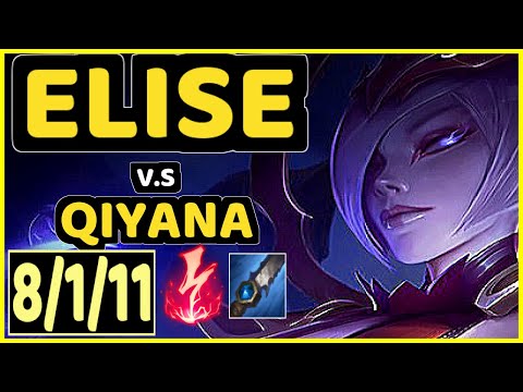 SKEANZ (ELISE) vs QIYANA - 8/1/11 KDA JUNGLE CHALLENGER GAMEPLAY - EUW